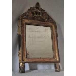 18th Century Mercury And Gilded Wood Table Mirror 