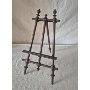 Chevalet de présentation de table en bois de hêtre tourné XIXème siècle 