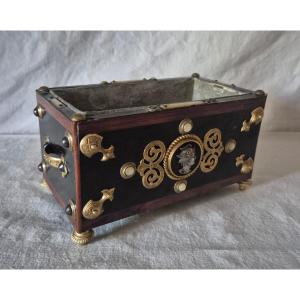 Petite jardinière Napoléon III de la maison Zimberg XIXème siècle 