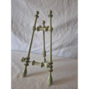 Chevalet de présentation en bois tourné façon bambou 