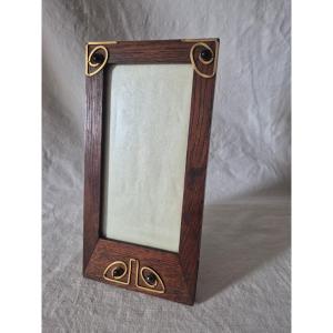 Art Nouveau Photo Frame In The Viennese Jugendstil Style Of The Turn Of The Last Century