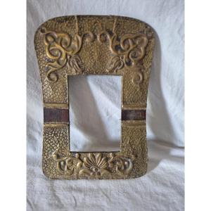 Arts & Crafts Frame With Embossed Design, 24 X 34 Cm 