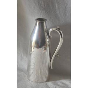 Porte bouteille de champagne en métal argenté anglais du XIXème siècle 