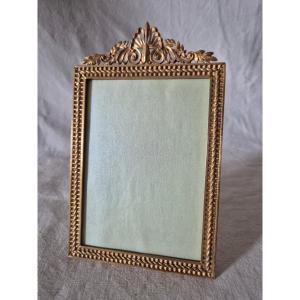Late 19th-century Directoire-style Gilt Bronze Picture Frame