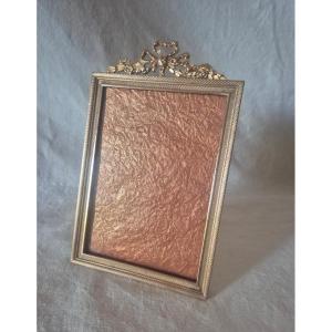 19th-century Album-sized Gilded Bronze Picture Frame