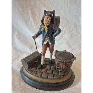 Col porteur serviteur de bureau formant encrier et pyrogène à la fois 