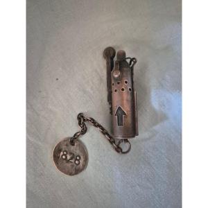 Briquet "extincteur" en cuivre art populaire 1828