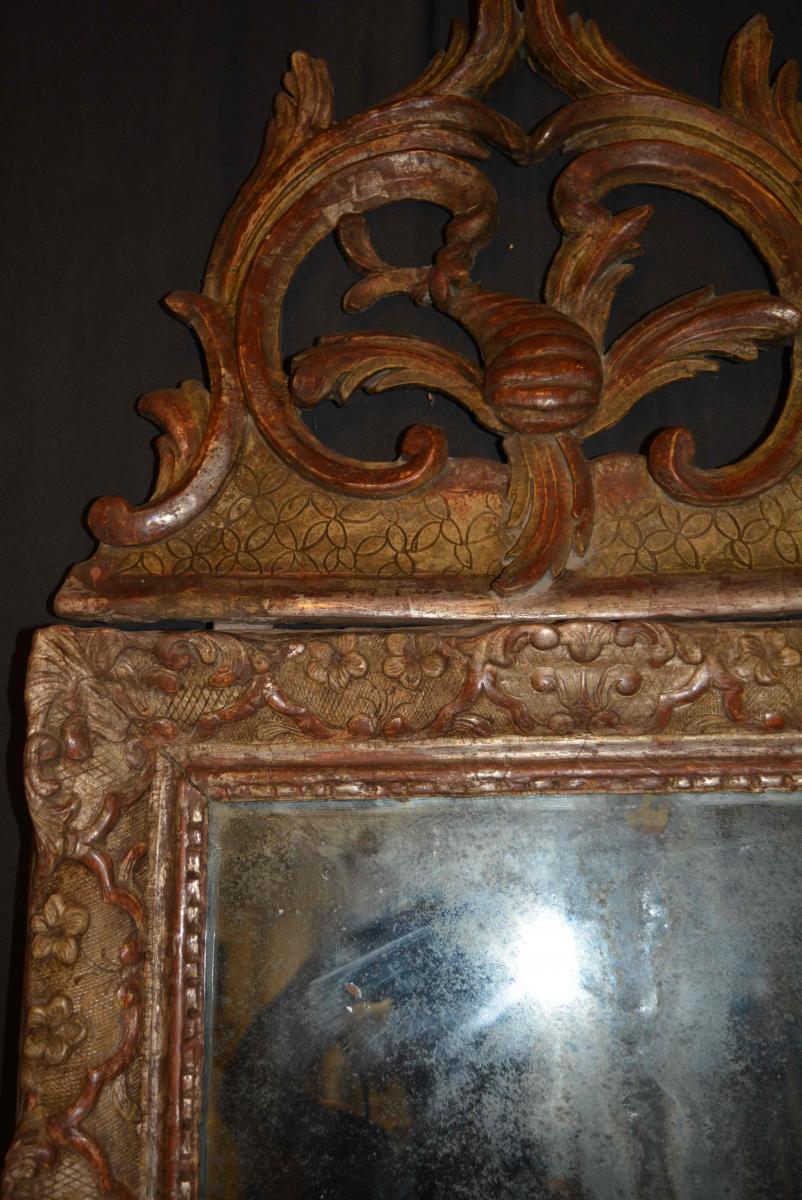 Mirror With Silver Pediment-photo-2