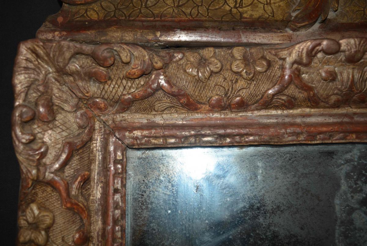 Mirror With Silver Pediment-photo-3