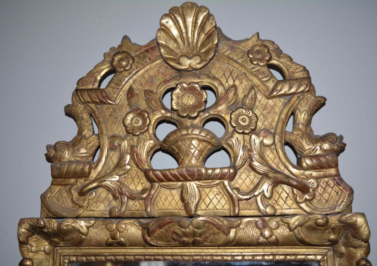 Golden Wood Mirror-photo-2