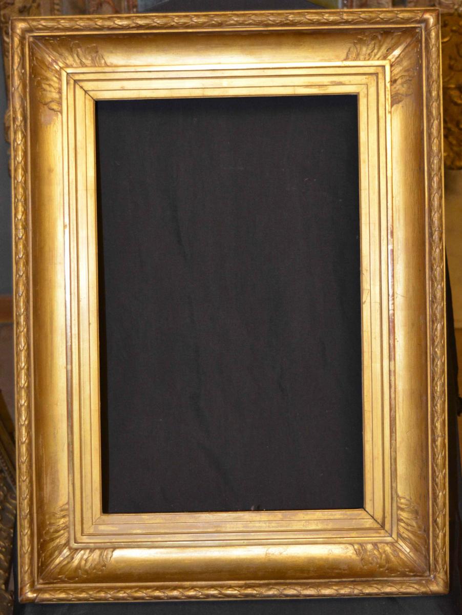 Golden Wood Frame