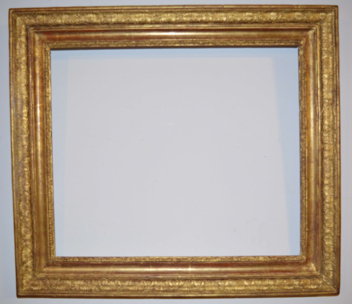 Cadre En Bois Doré De (68.5 X 61 Cm)