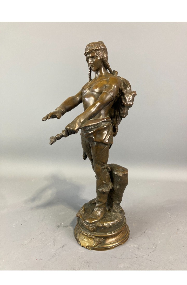 sculpture en bronze d’André Paul Arthur Massoulle (1851–1901)-photo-2