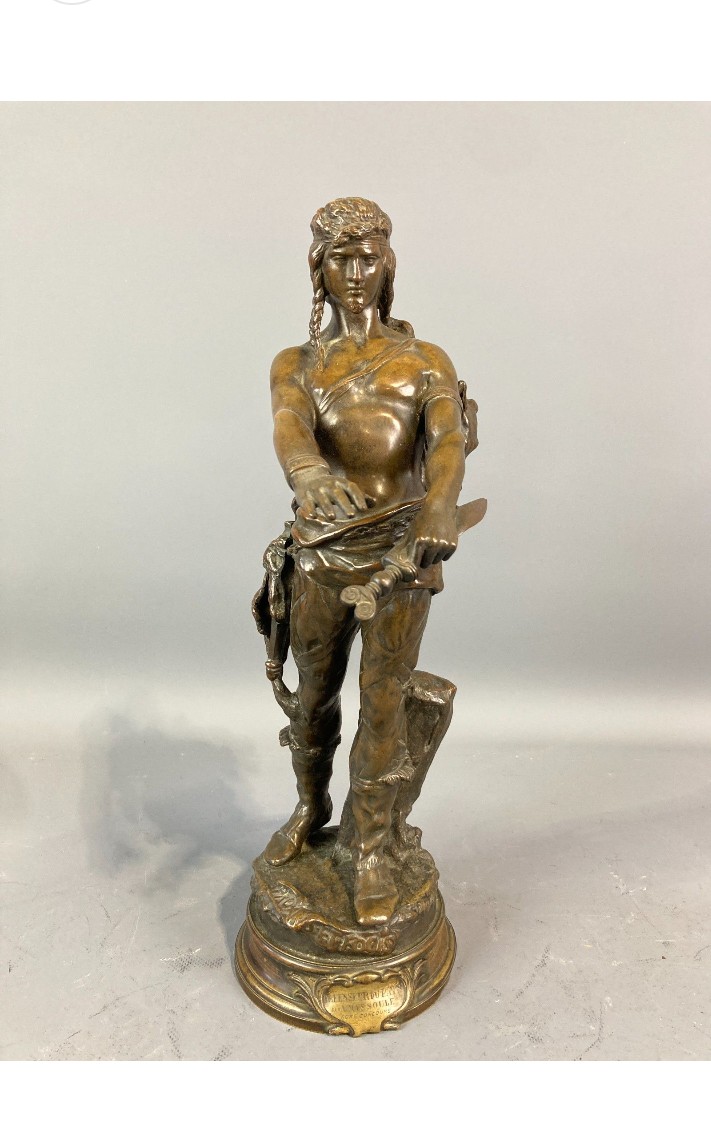sculpture en bronze d’André Paul Arthur Massoulle (1851–1901)