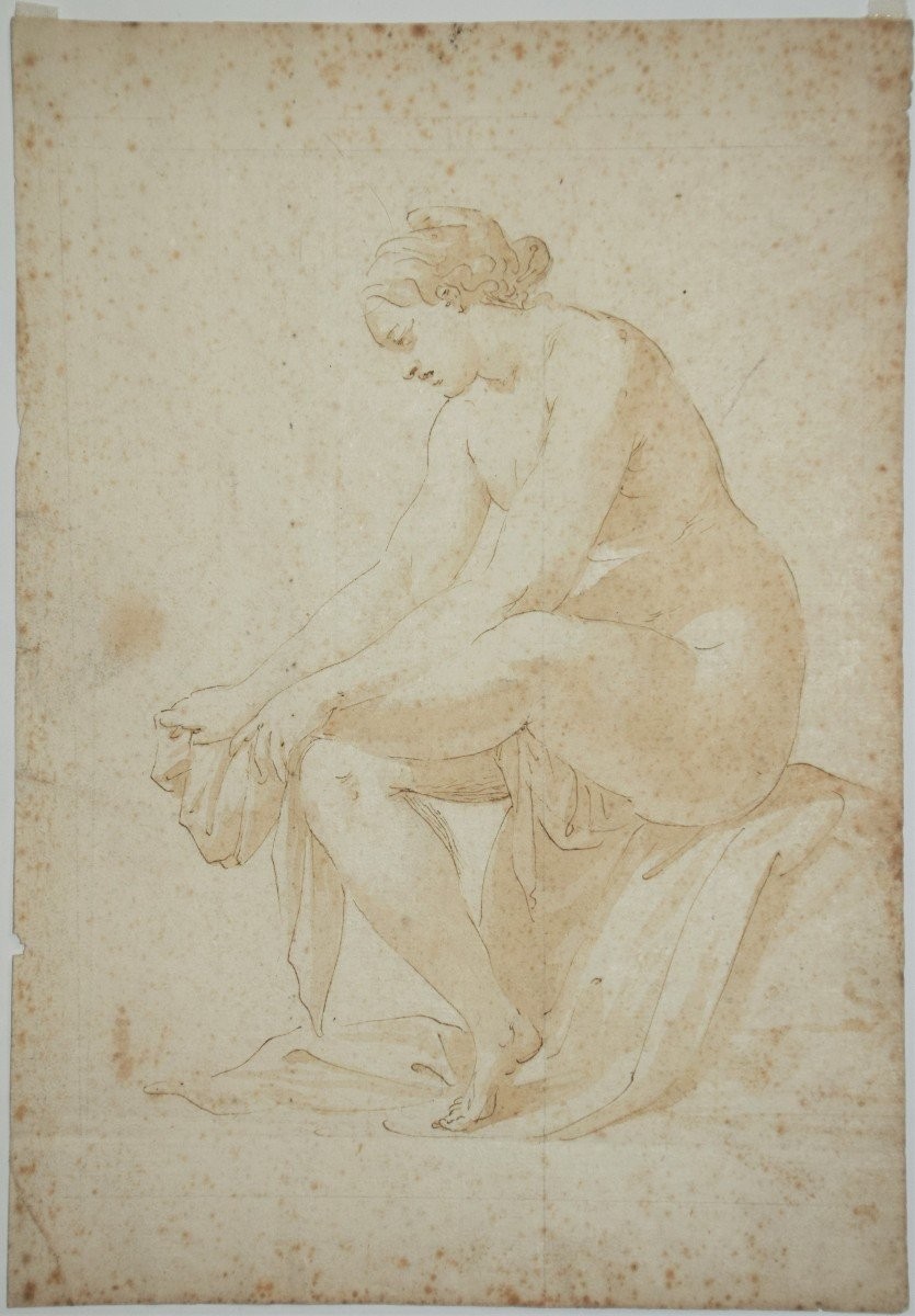 17th Century Italian School. The Toilet Of Venus.-photo-2