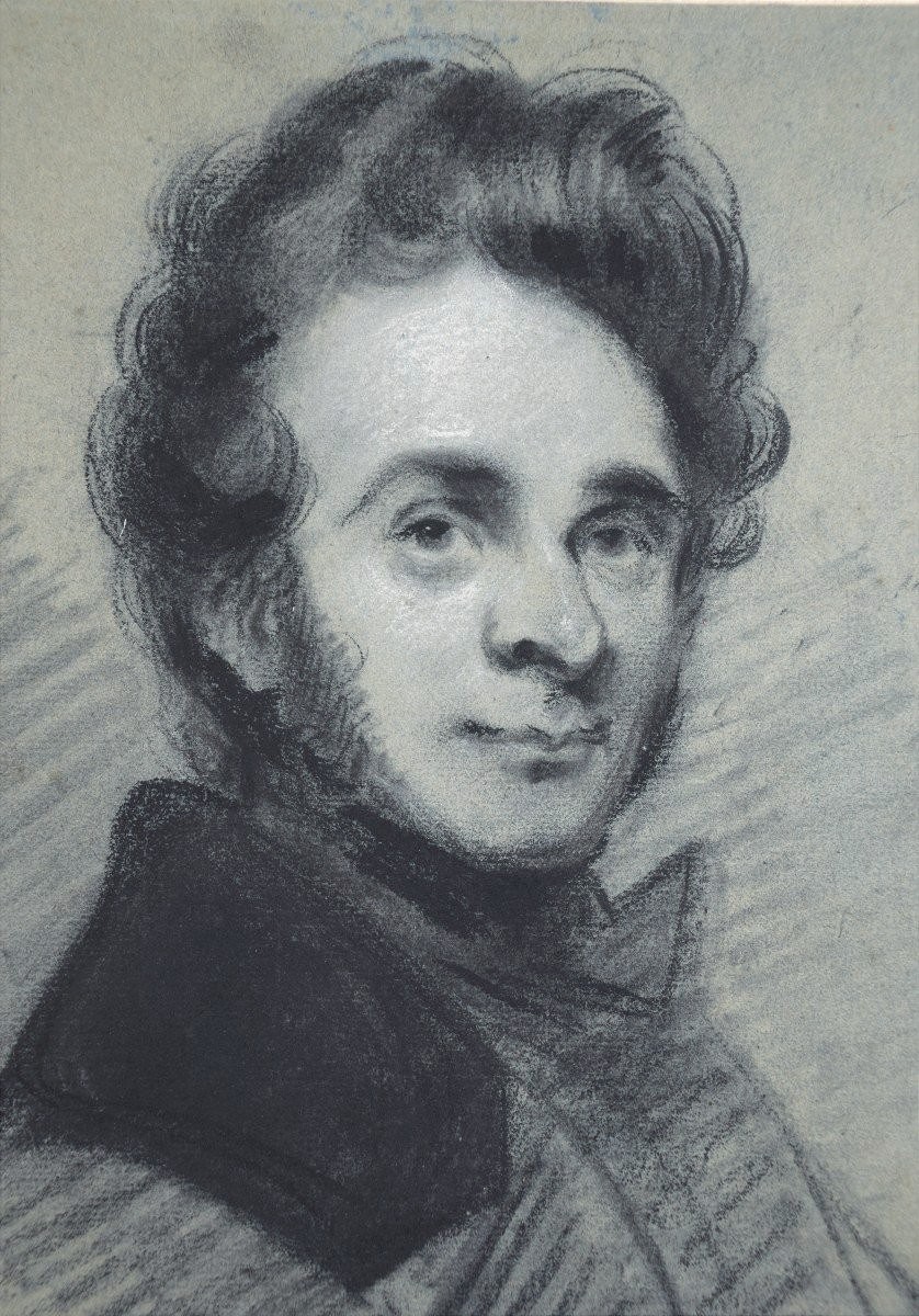 French School, Circa 1820. Portrait Of A Man.