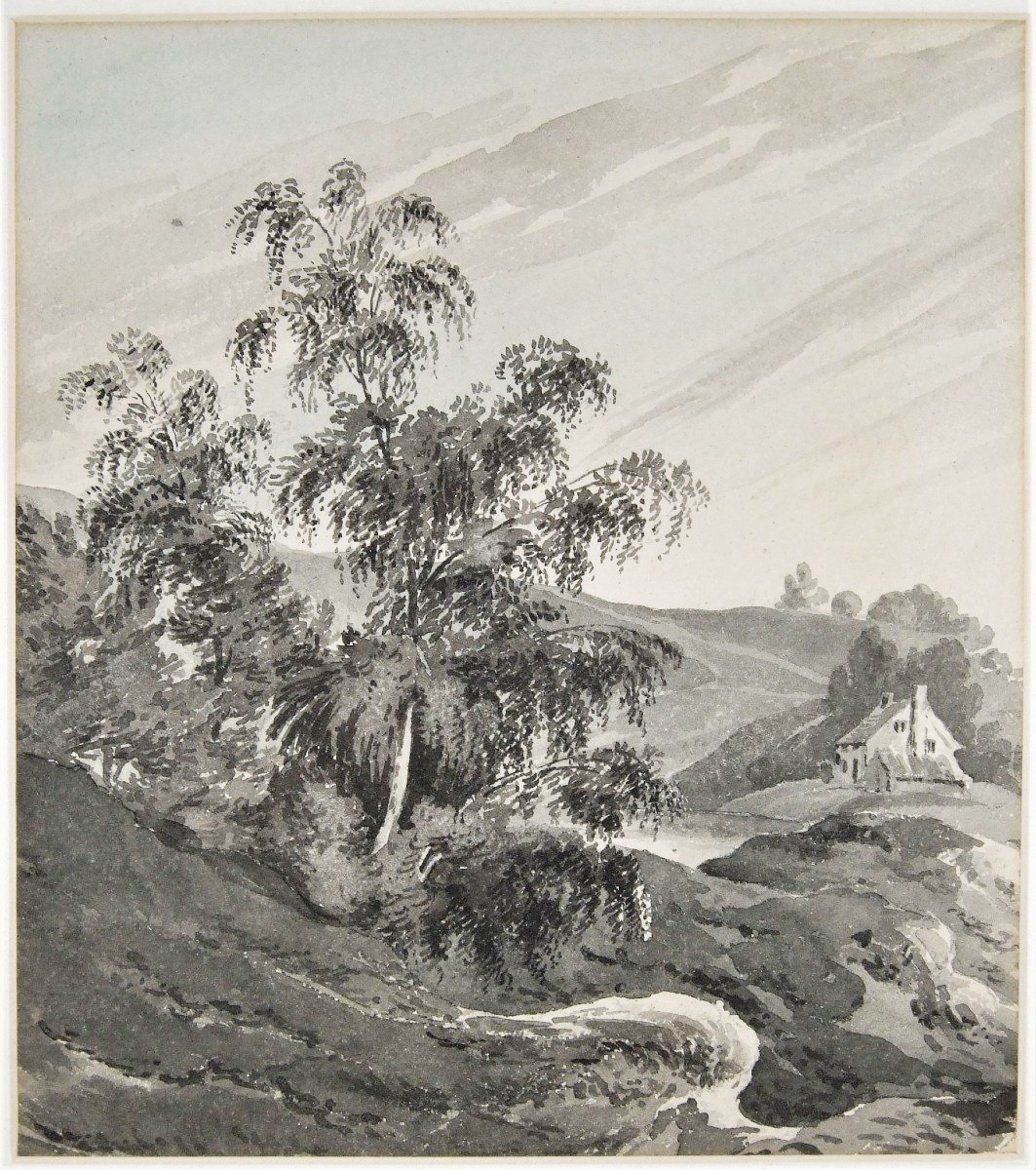 19th Century German School. Pair Of Romantic Landscapes.