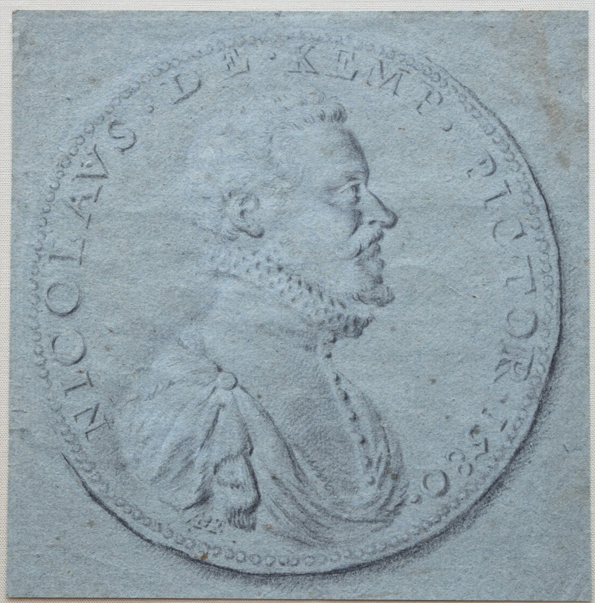 Dutch School, Circa 1700. Design For A Medal In Honor Of Nicolaes Kemp.