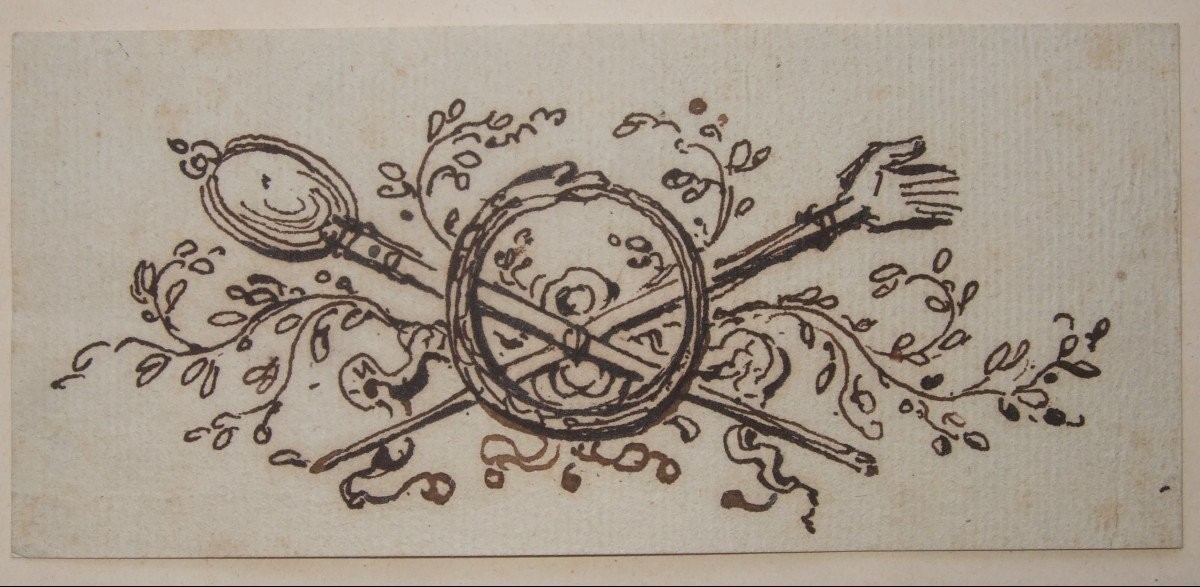 18th Century French School. Coat Of Arms Project.