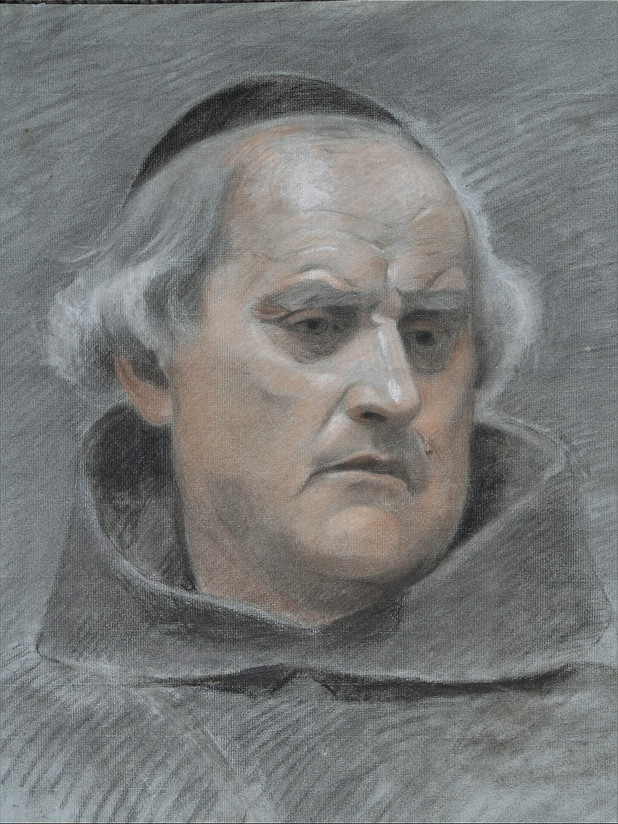 French School Of The 18th Century. Portrait Of A Canon.-photo-2