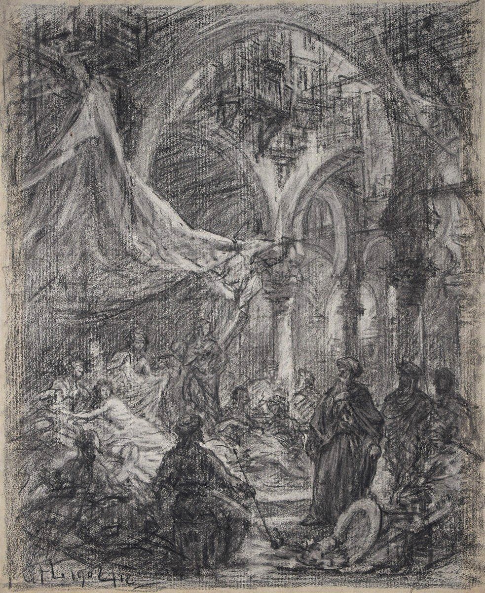 French School, Circa 1900. Oriental Scene.