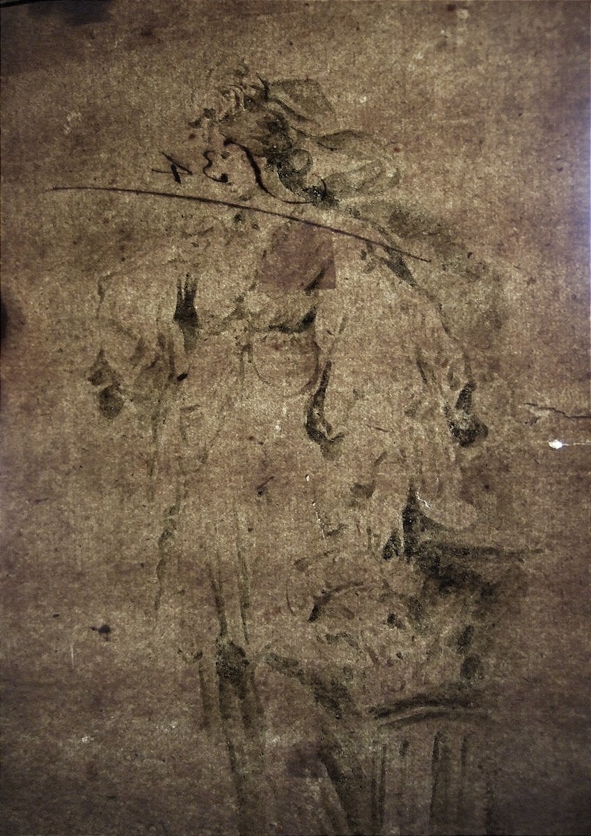 Ecole du Nord, vers 1700. Figure allégorique.-photo-4