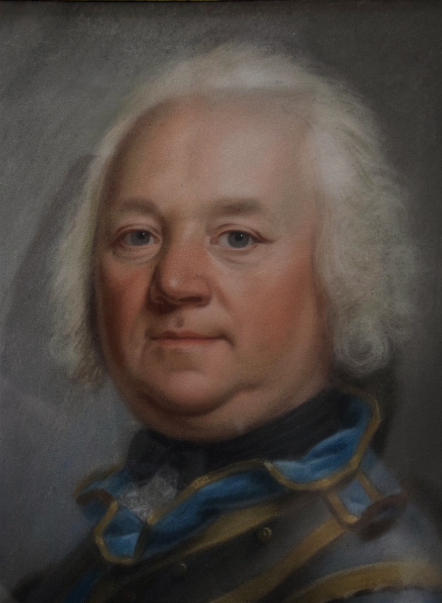 Charles-alexis Huin 1732-1786. Portrait Of L.s. Of Rathsamhausen Of Ehenwyr.-photo-2