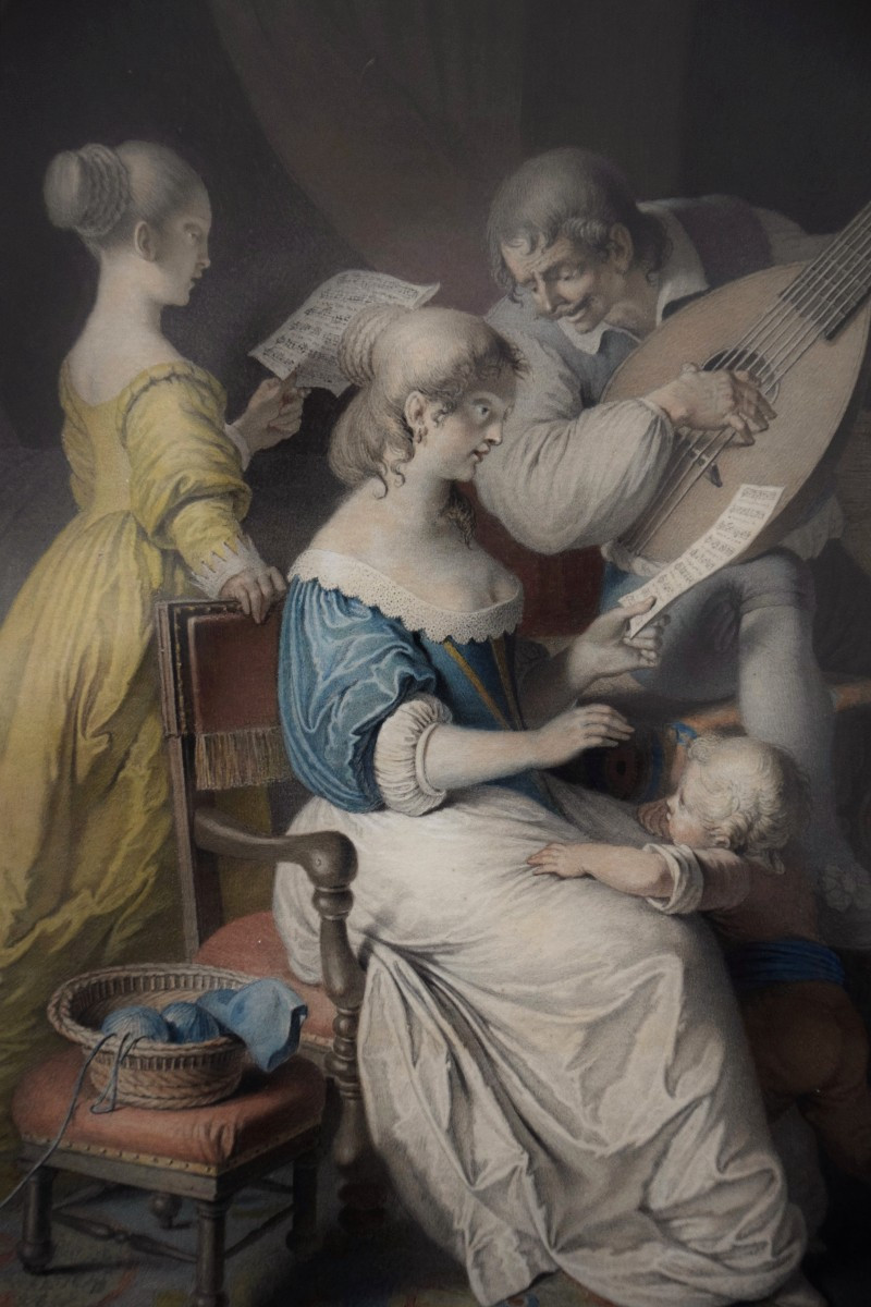 Pierre-alexandre Wille. The Music Lesson. 1813-photo-2