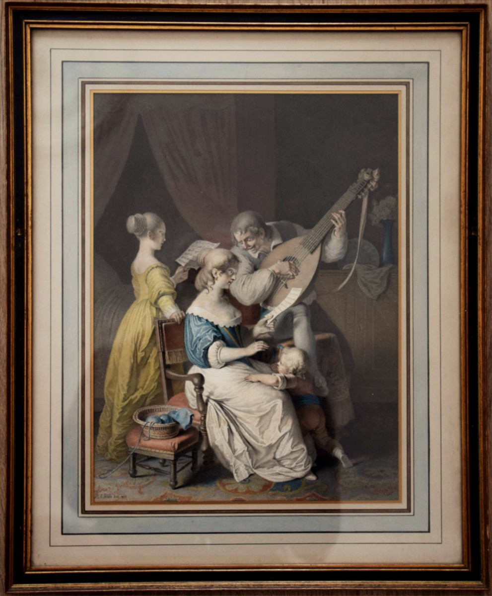 Pierre-alexandre Wille. The Music Lesson. 1813-photo-3