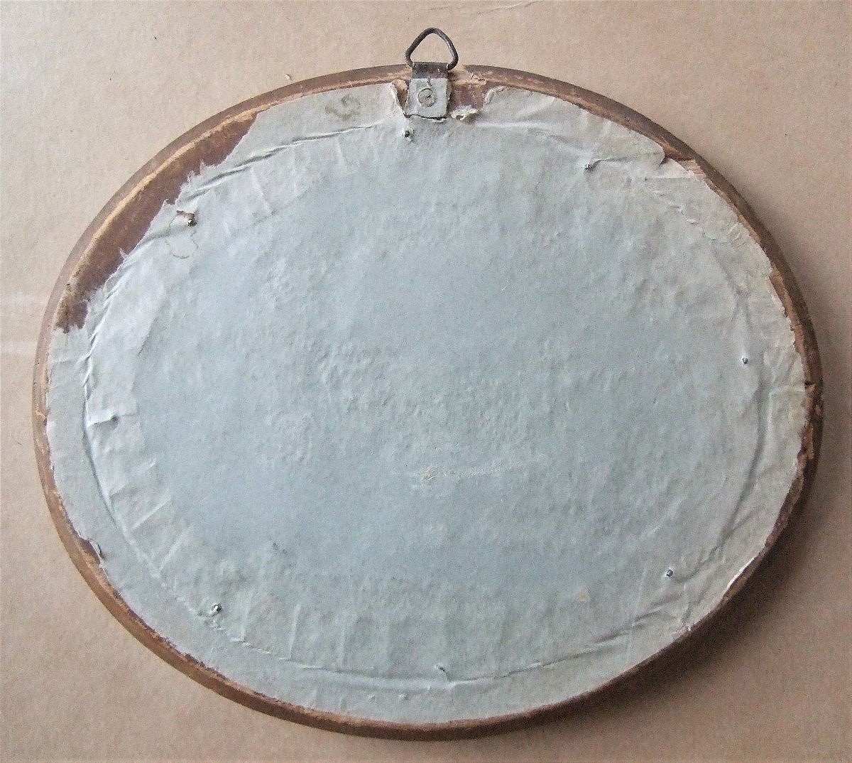 Ecole française du XVIIIè. Scène galante dans un parc, une fontaine sur la droite.-photo-2