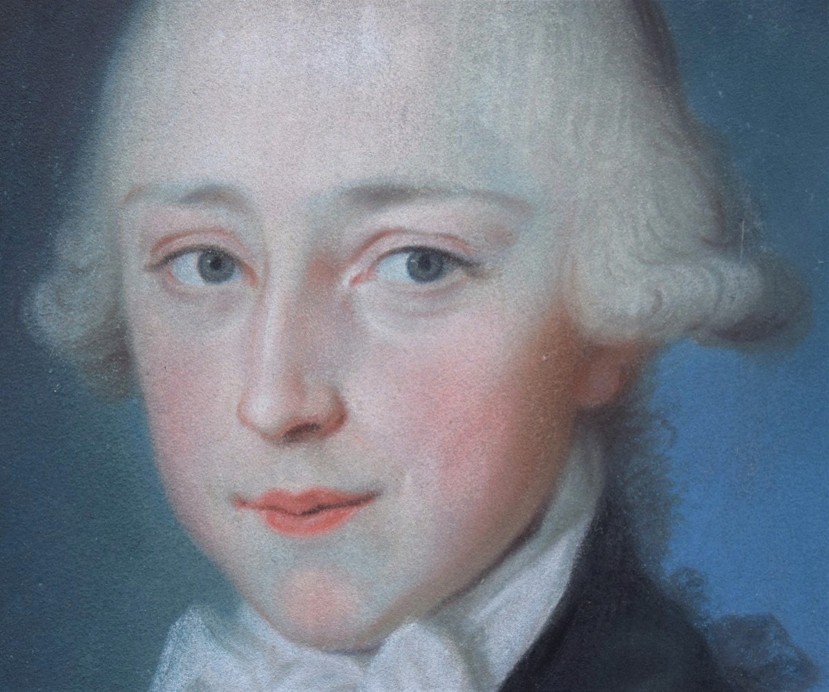 Ecole allemande, vers 1800. Portrait d'homme.-photo-4