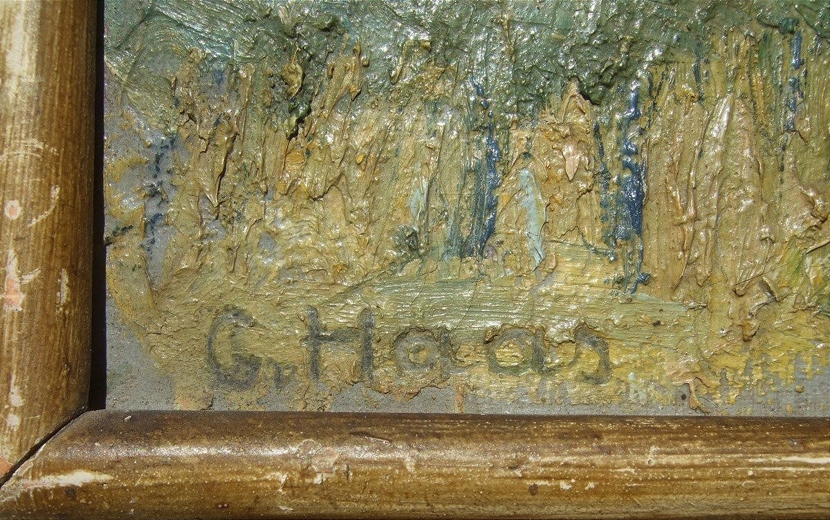 G. Haas. Vue du Forum Romain, du Temple de Vespasien, de l'Arc de Septime Sévère.-photo-2