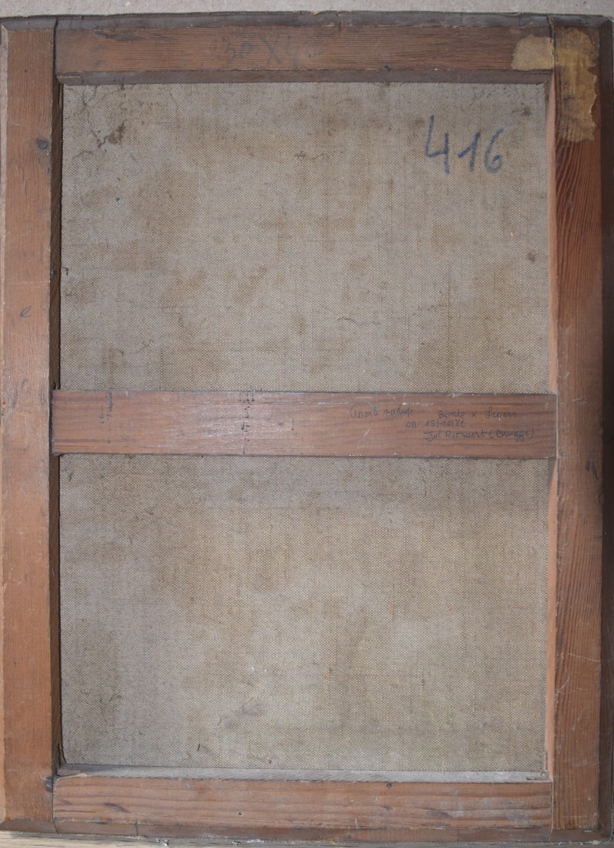 Jules Rotsaert 1910-1968. Undergrowth In Autumn.-photo-2