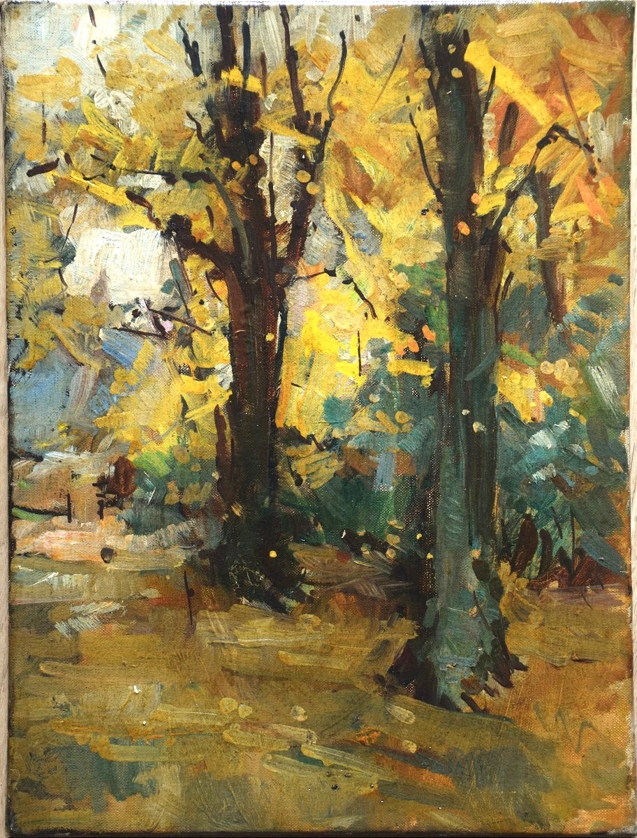 Jules Rotsaert 1910-1968. Undergrowth In Autumn.