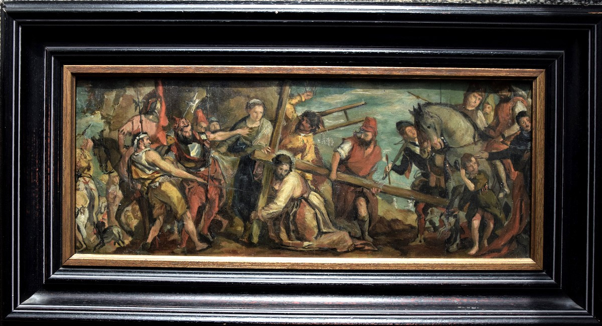 19th Century School, After Veronese. The Carrying Of The Cross.-photo-4
