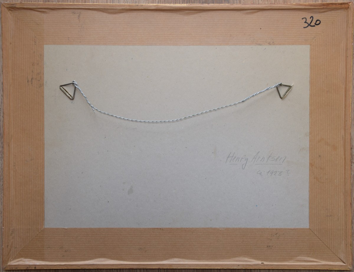 Henry Arntzen 1885 - 1957. Paysage fluvial.-photo-3