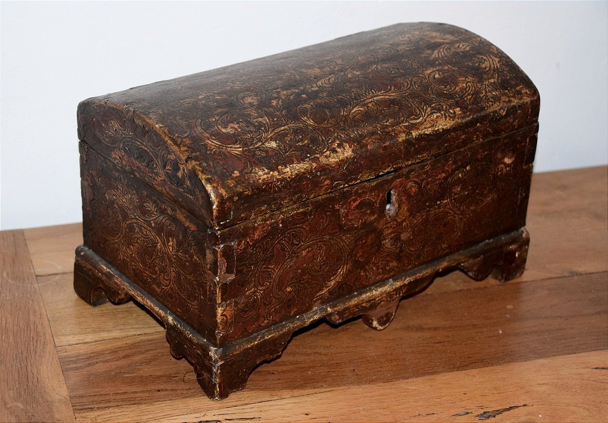 Italie du Nord, vers 1600. Coffret polychrome.-photo-3