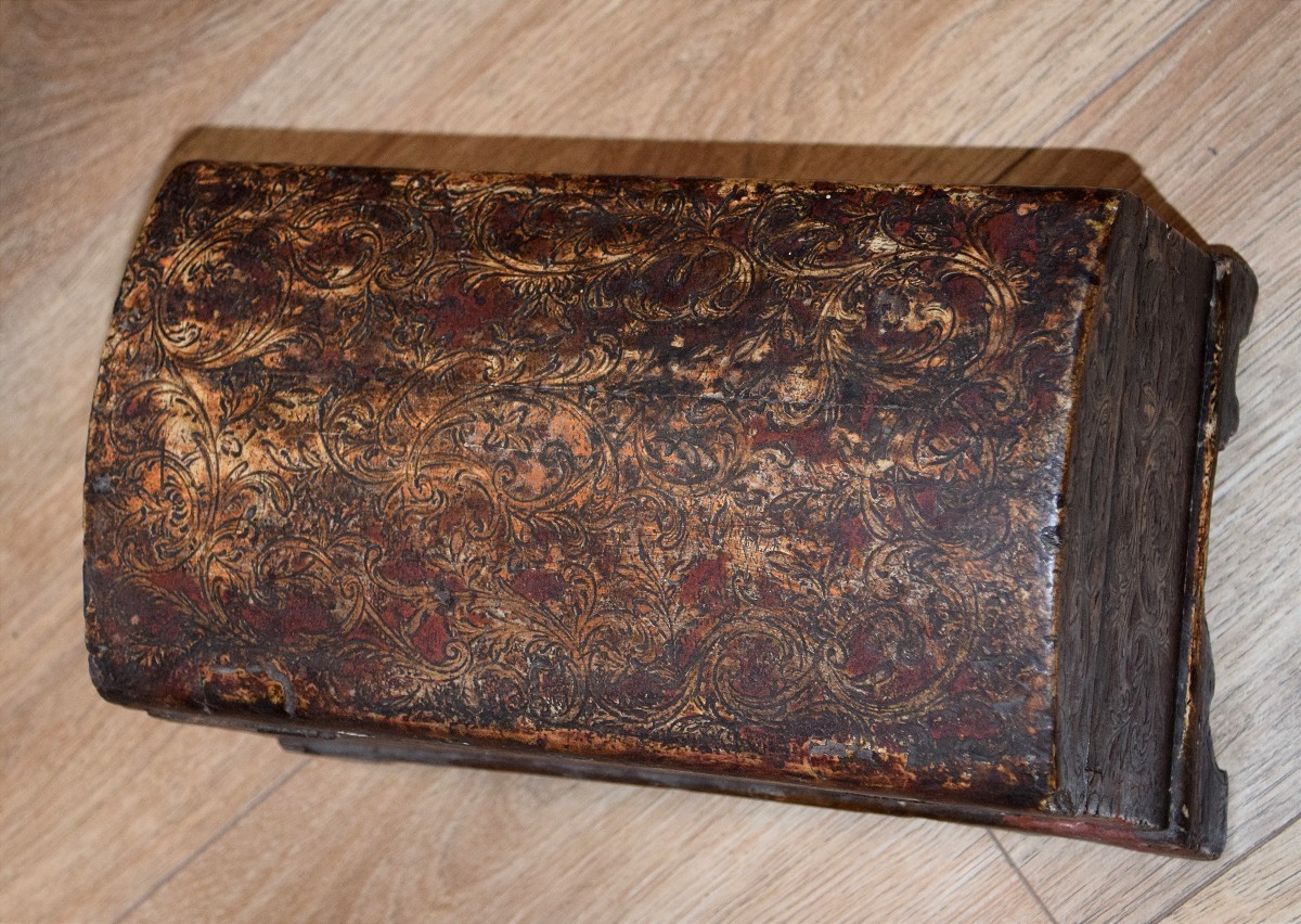 Italie du Nord, vers 1600. Coffret polychrome.-photo-1