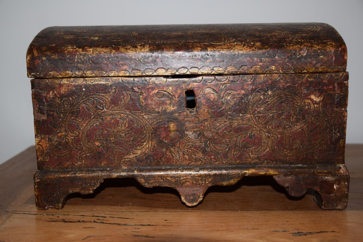 Italie du Nord, vers 1600. Coffret polychrome.