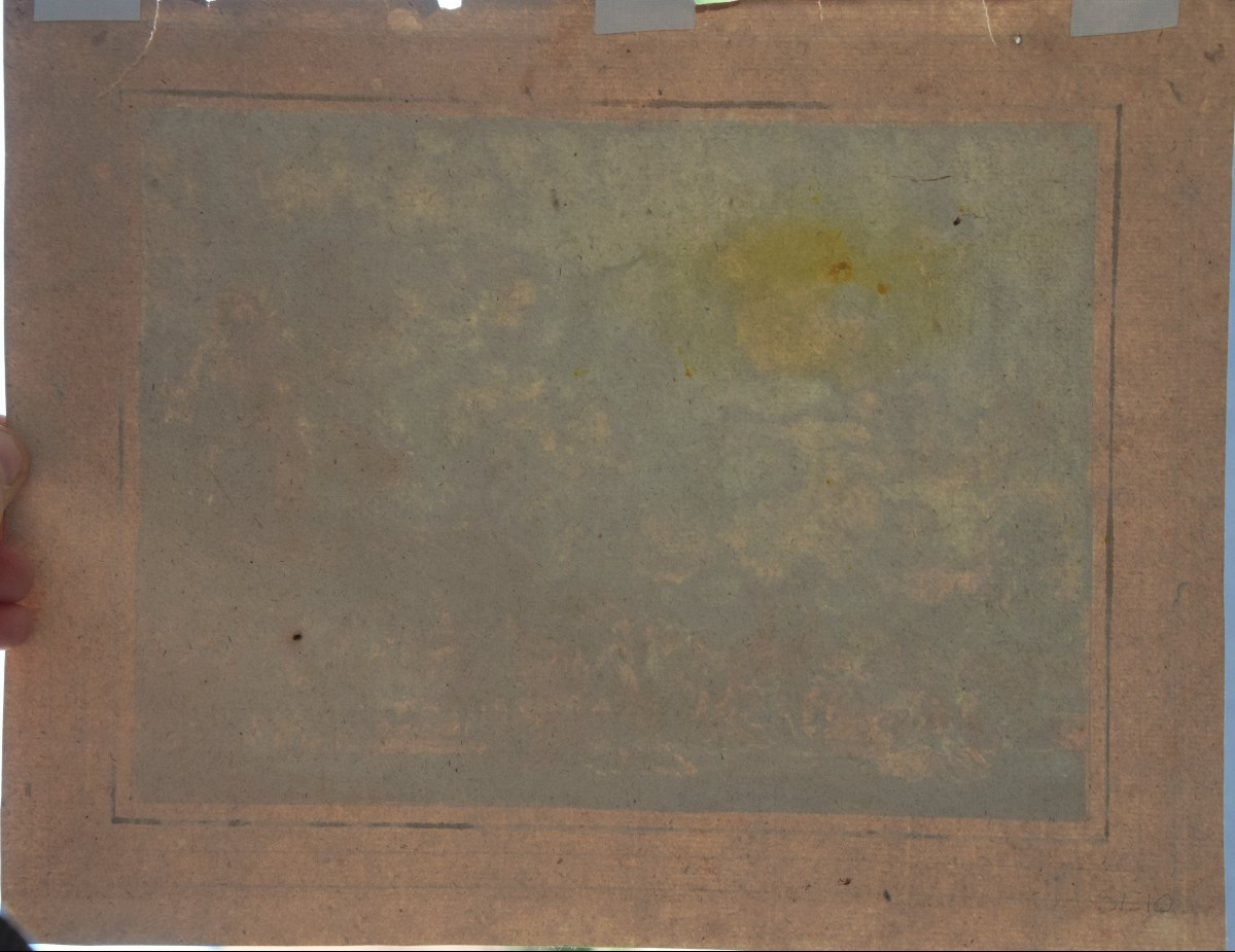 French School Of The 18th Century. A Feast In A Park, 1780-photo-1