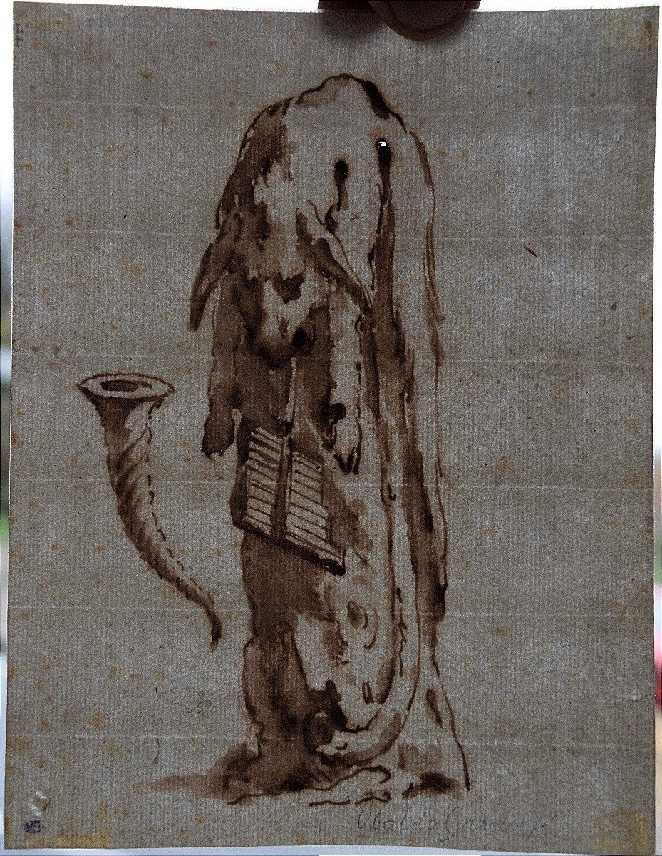 Pietro Anronio Novelli. Trophée en l'honneur d'Apollon aux détriments de Pan. coll Polakovits.-photo-4