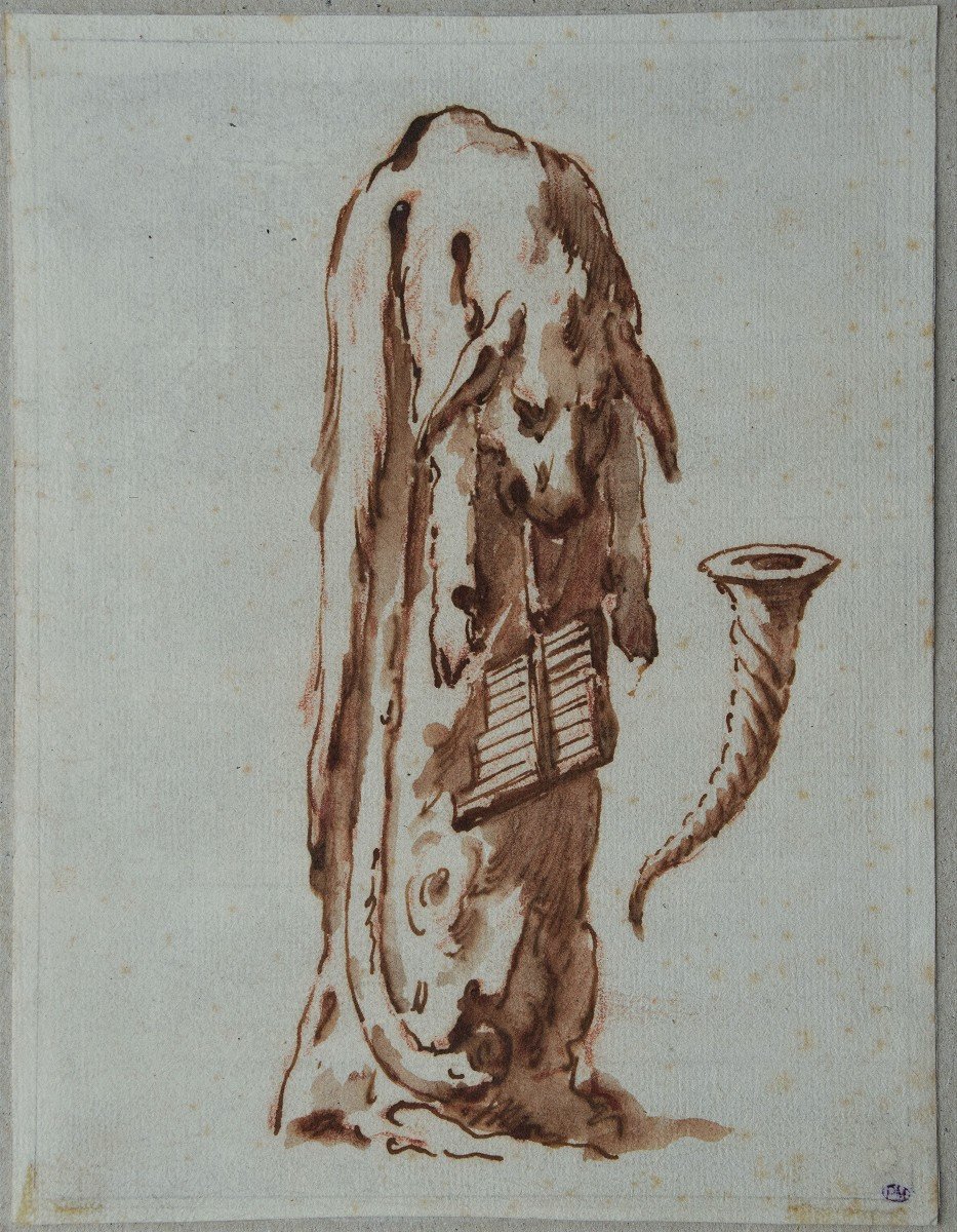 Pietro Anronio Novelli. Trophée en l'honneur d'Apollon aux détriments de Pan. coll Polakovits.