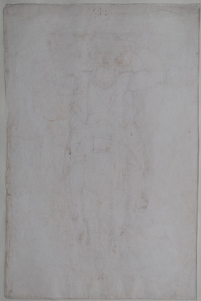 French School, Circa 1800. Study Of A Caryatid.-photo-4