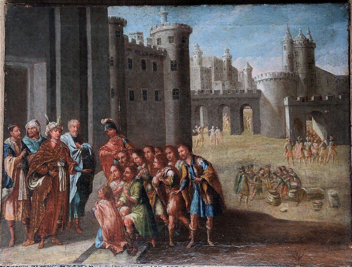 Flemish School, C. 1600. Joseph Recognized By His Brothers.