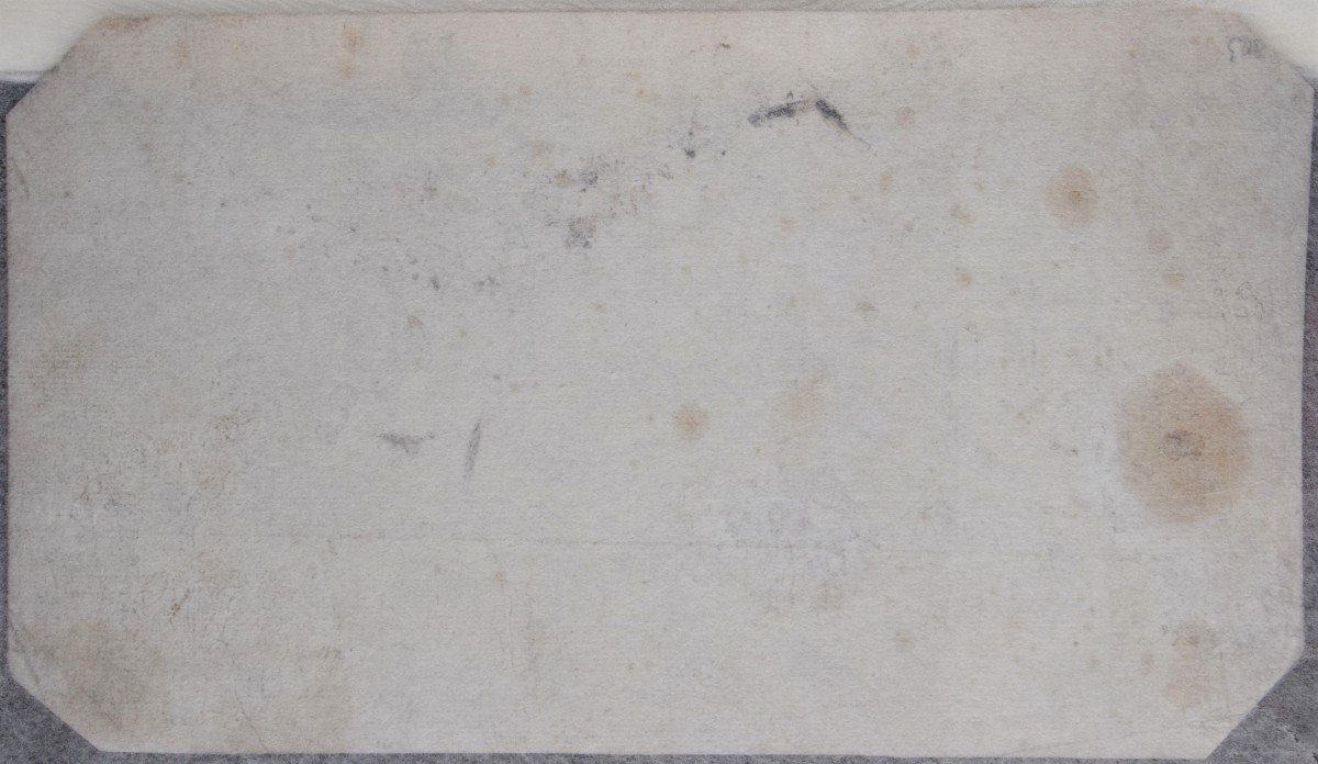 Ecole hollandaise, vers 1700. Feuilles d'étude de personnages.-photo-2