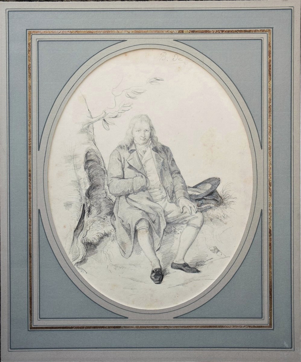 French School, Circa 1800. Portrait Of Bernardin De Saint Pierre.