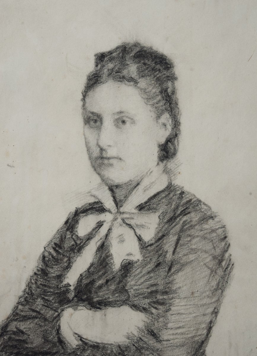Raffaele Laudati, 1862–1941. Portrait Of A Woman.-photo-3