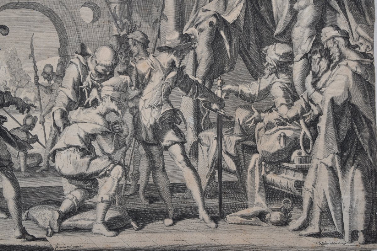 Willem Van Swanenburgh. Le Comte Guillaume d'Orange ordonne la décapitation de son bailli.-photo-2