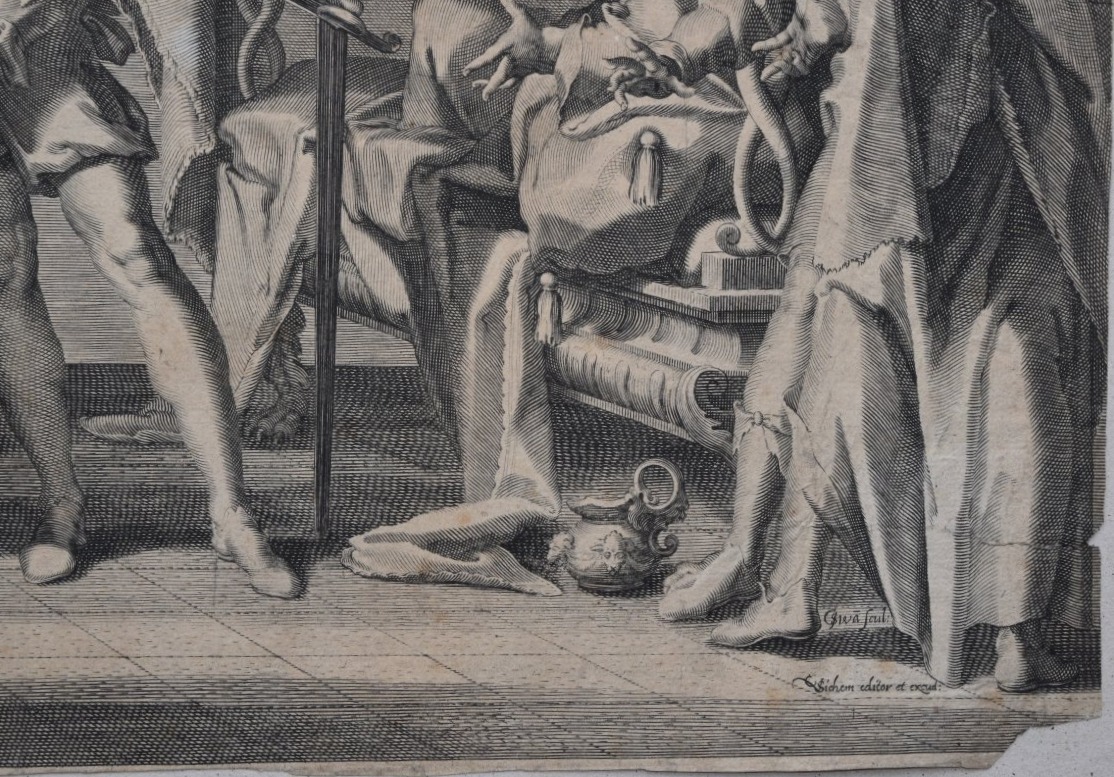 Willem Van Swanenburgh. Le Comte Guillaume d'Orange ordonne la décapitation de son bailli.-photo-1