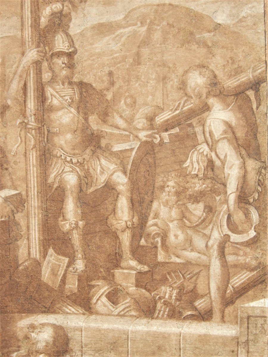 North School Of The 16th. Emperor Barbarossa Consolidates The Roman Empire.-photo-2